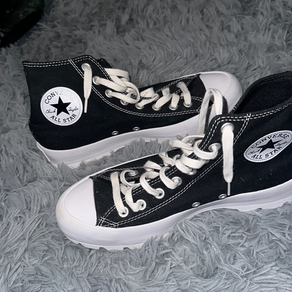 Black Platform Converse